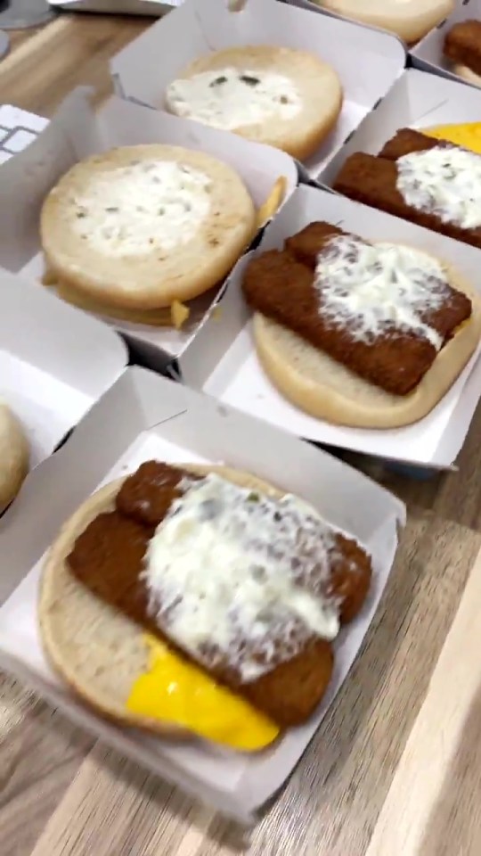 A man has claimed McDonald's gave him two fish fingers instead of fillets in his filet-o-fish