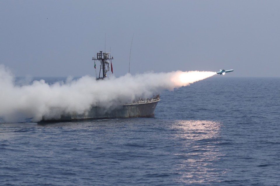 Iran has warned its cruise missiles are “effective weaponry in naval battles”