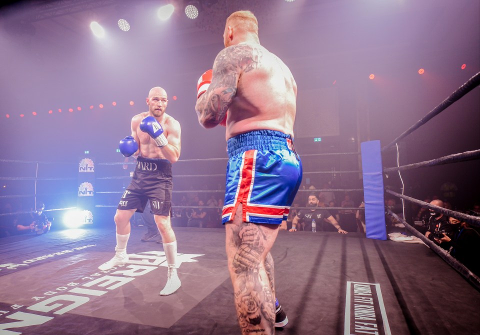 Bjornsson gave a good account of himself on his boxing debut in Dubai