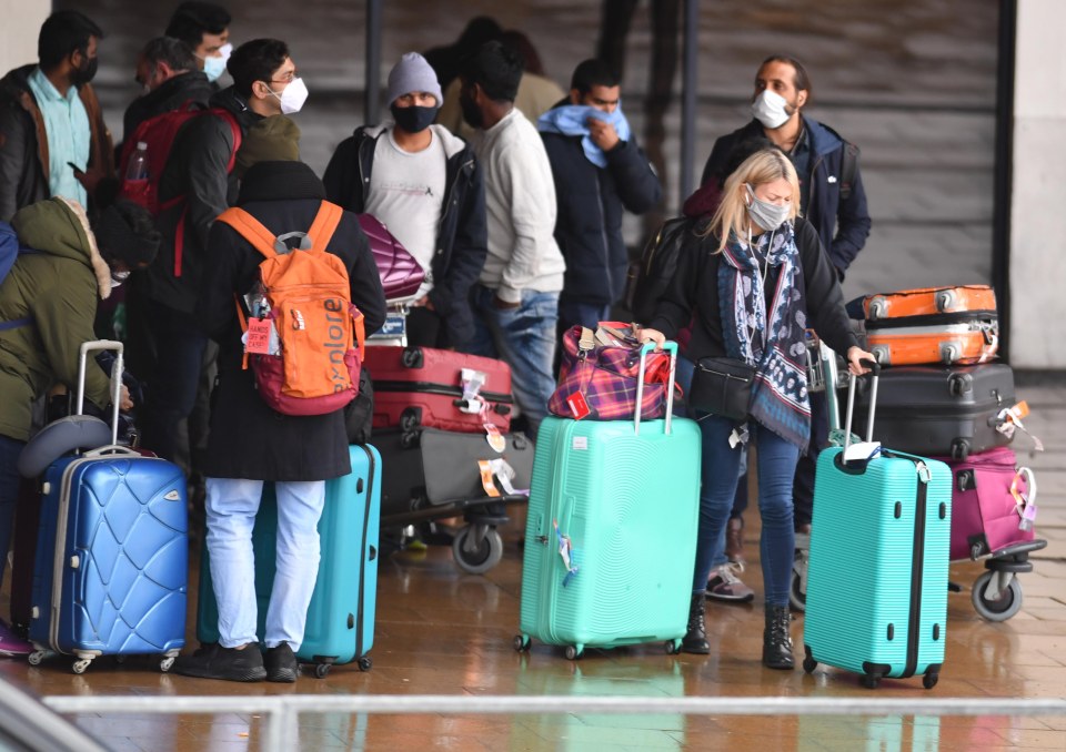 Brits also arrived safely in Manchester