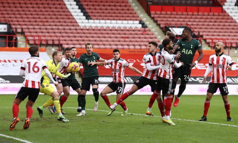 Aurier scored Tottenham's opener after five minutes at Bramall Lane, with Sky Sports' audio blunder a real spoiler