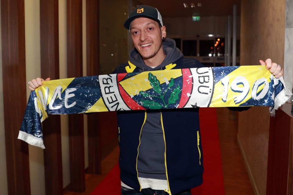 Mesut Ozil is set to take a huge pay cut to join Fenerbahce