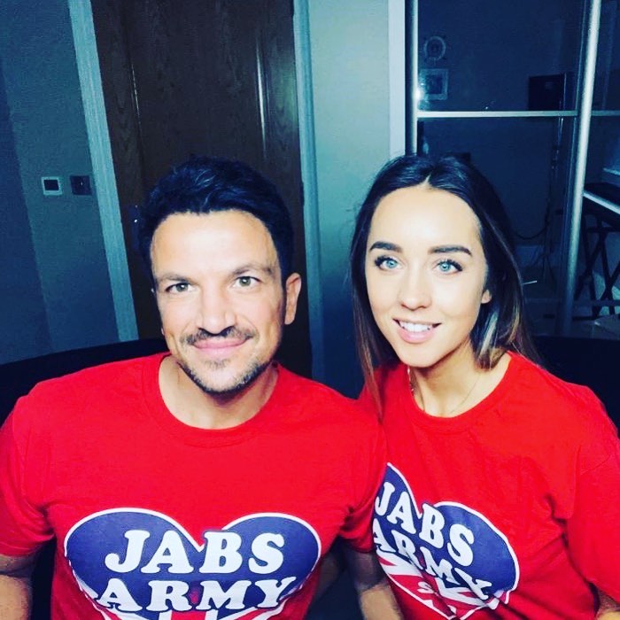 Peter Andre and Emily are proud to support The Sun's Jabs Army campaign