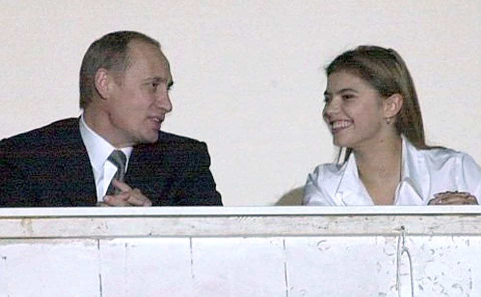 Vladimir Putin is pictured with Alina Kabaeva