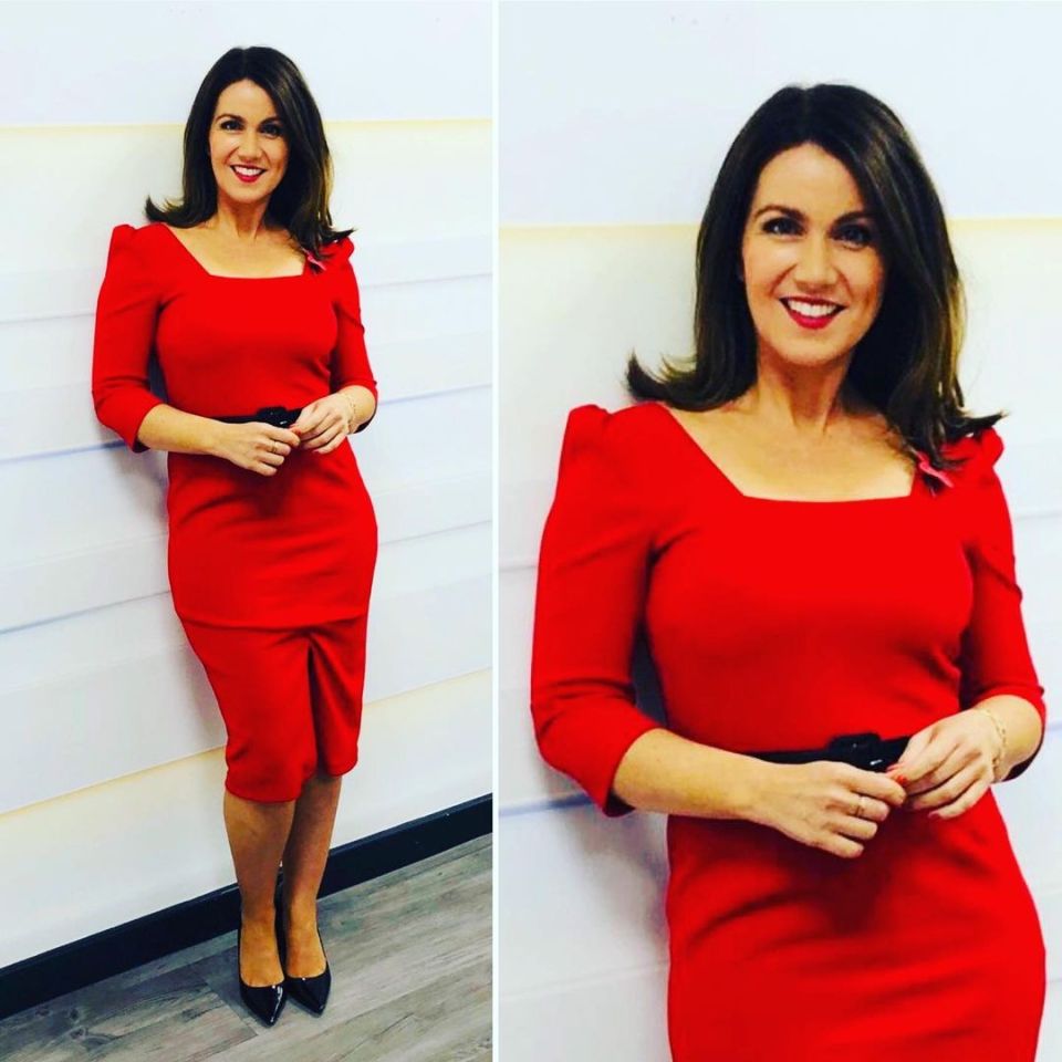 Susanna is known for her stylish attire on the GMB set