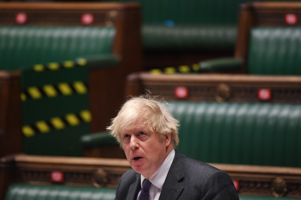 Boris Johnson has said the lockdown could continue until April