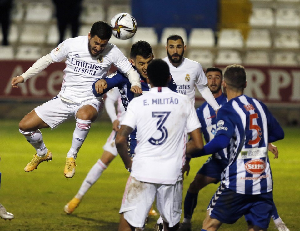 Real Madrid suffered a defeat to third division side Alcoyano on Wednesday