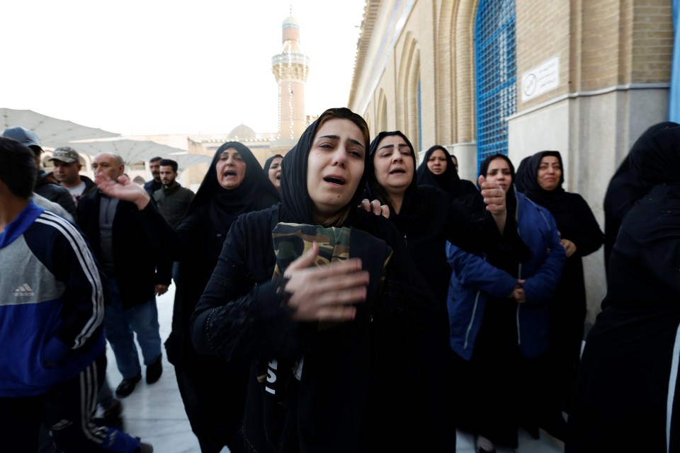 Hundreds of Iraqi's are mourning loved ones lost in the bombing