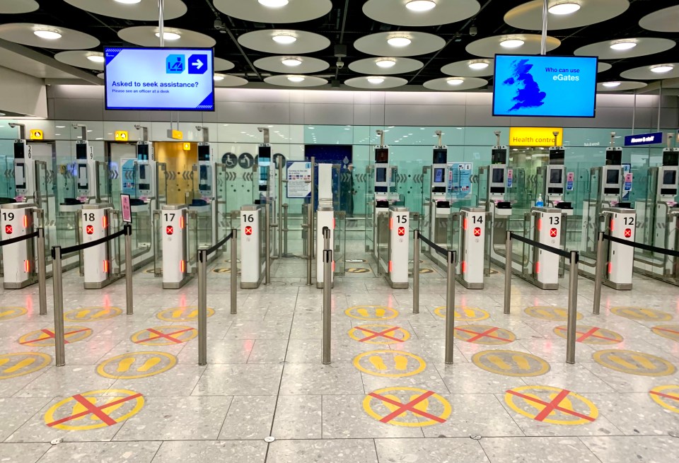 Heathrow airport have stopped the use of the electronic passport gates after new requirements were brought in for returning travellers