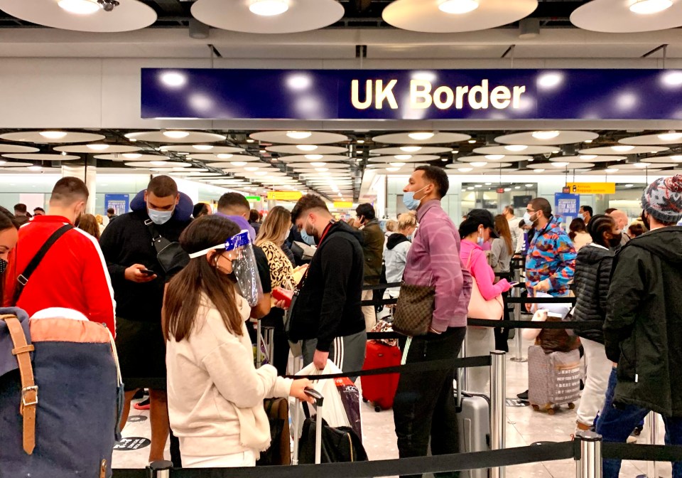 People coming into the UK must quarantine for 10 days - or have a test after 5 days