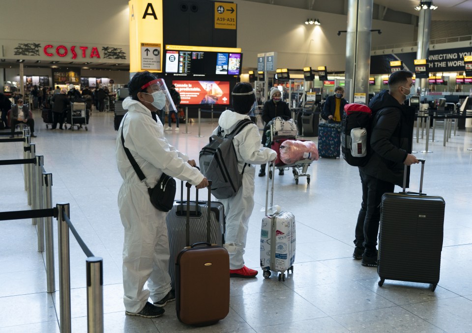 The new travel restrictions have caused long queues and crowds to form at passport control