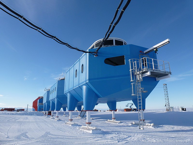 The base houses scientists from the British Antarctic Survey