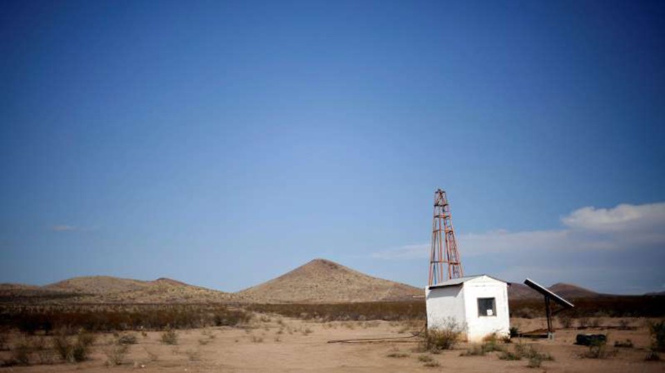 The bodies were found on a dirt road outside Camargo, near the US border (file picture)