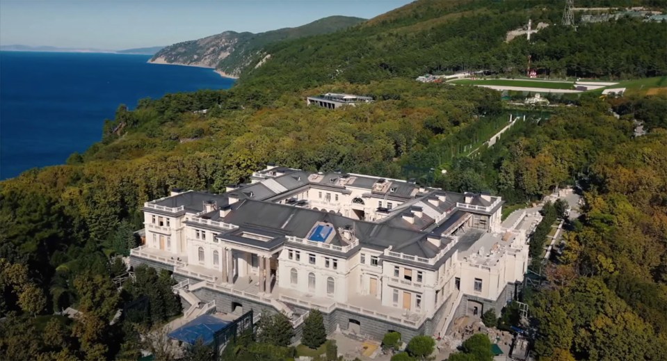 Putin's palace is at Gelendzhik on the Black Sea