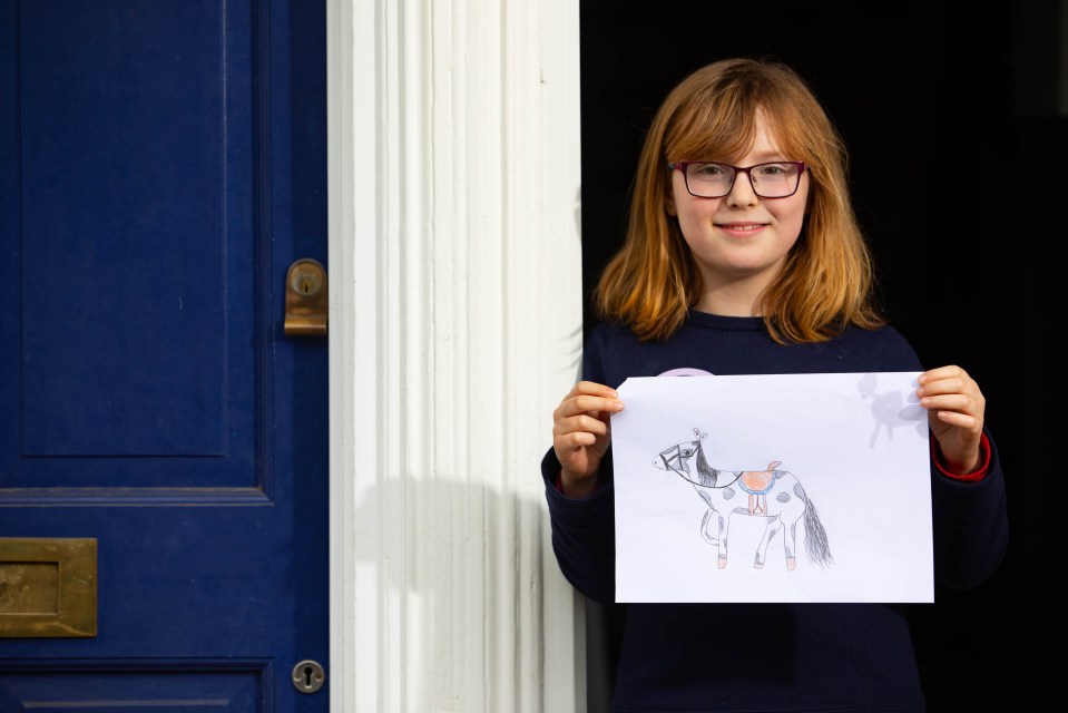 All you have to do is create a picture or sculpture of an animal and put it on display – Allegra shows how it’s done