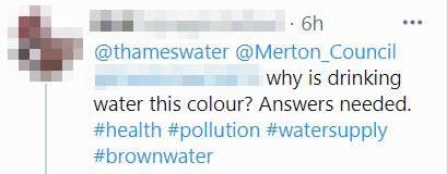 Homeowners took to Twitter to complain to Thames Water