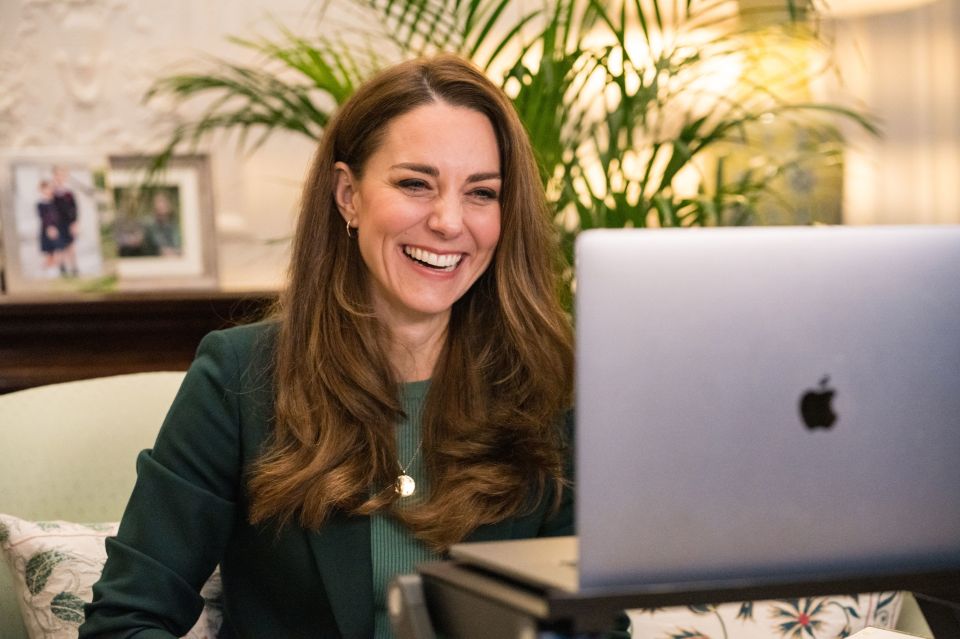 The Duchess of Cambridge had a video chat with Roe Green Junior School in North London