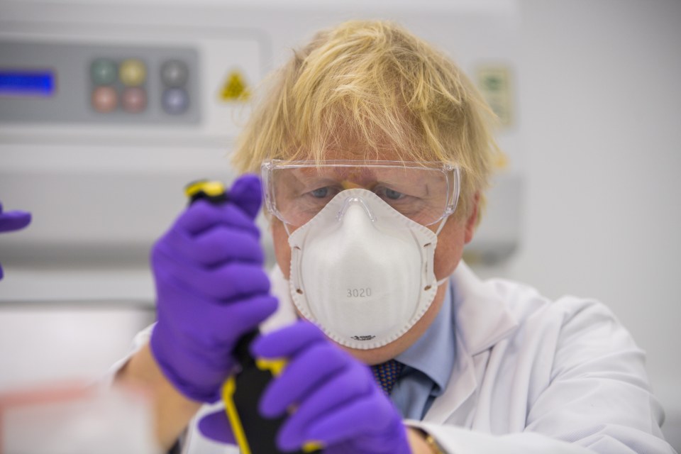 Boris Johnson insisted the AZ vaccine is safe for all