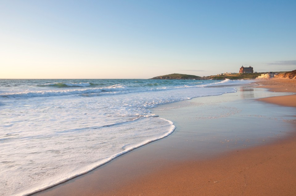 Fistral Beach looks particularly beautiful at sunset