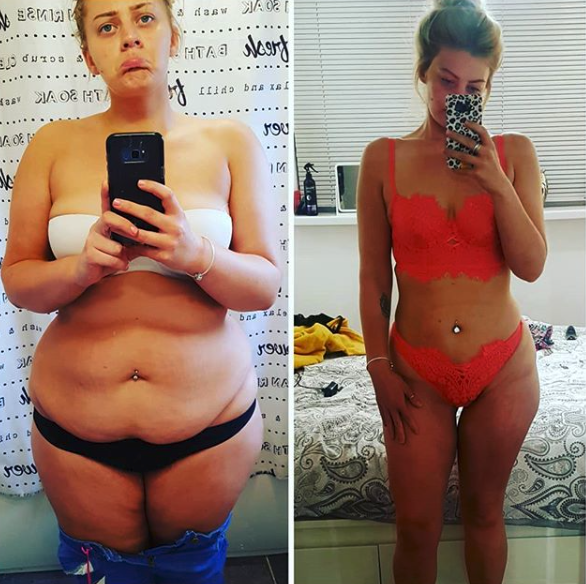 When she started her weight loss journey in January 2019, she weighed 15st 10lbs