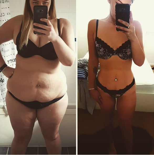 She did want her dad to see her body in a bikini so decided to join Slimming World