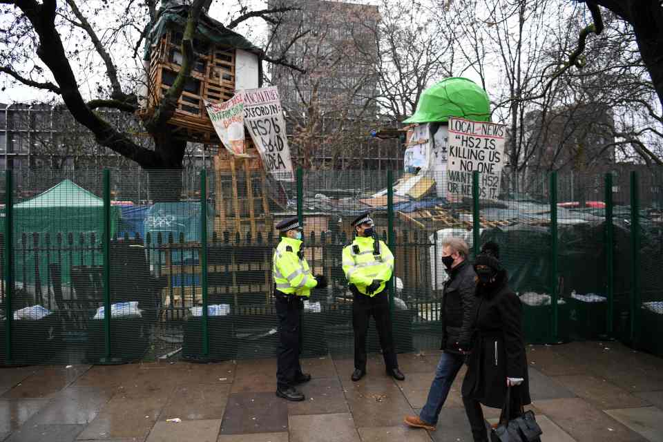 But HS2 bosses have hit back - and say they fear protesters will suffocate in the tunnel