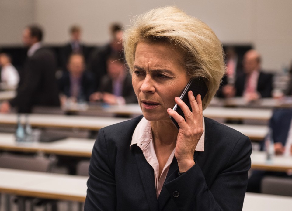 EU Commission chief Ursula von der Leyen issued a climbdown message after crunch talks with the PM