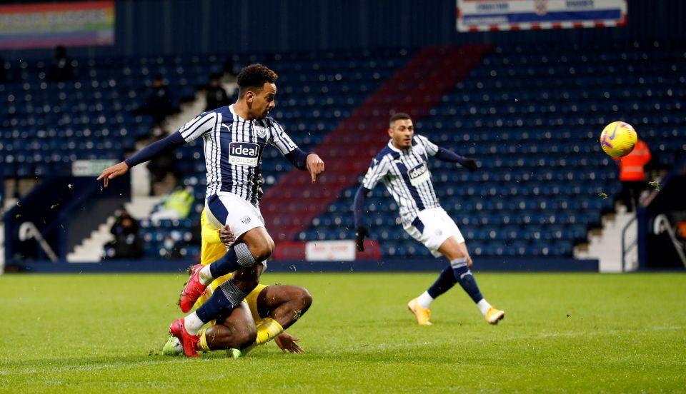 Baggies stare Matheus Pereira had turned the game on its head