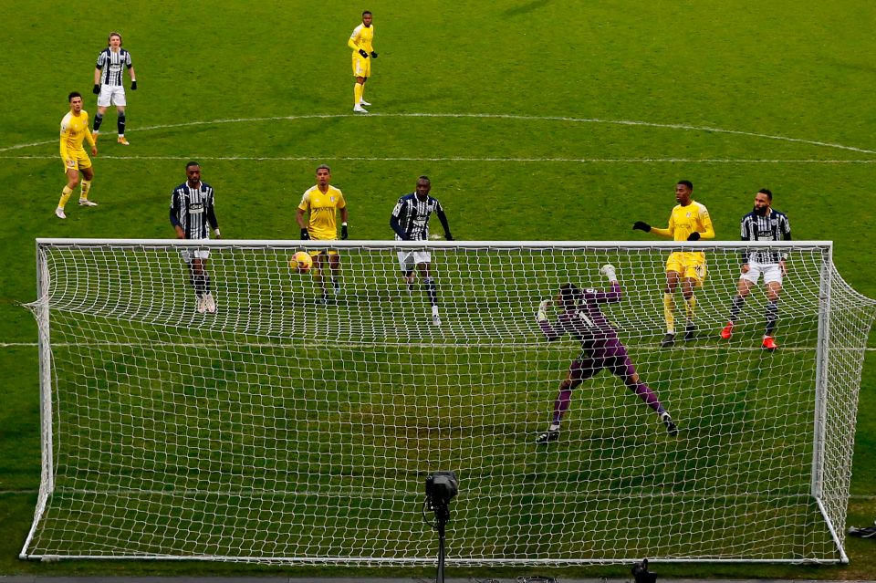 Former Arsenal defender Kyle Bartley got on the scoresheet