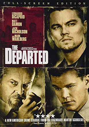 The Departed features Leonardo DiCaprio and Matt Damon