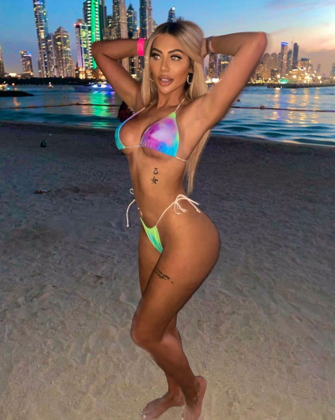 Geordie Shore's Chloe Ferry was one of many reality stars escaping UK lockdown in Dubai