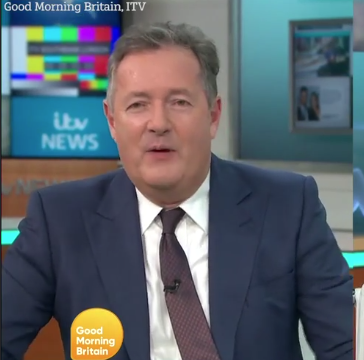 Piers Morgan is showing political ambitions