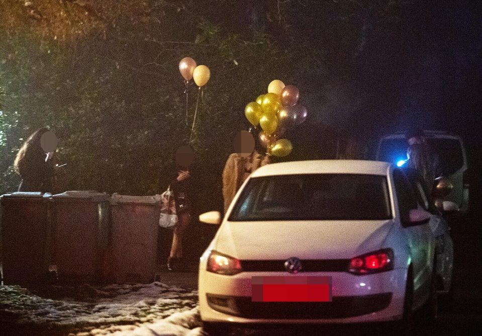 Partygoers leave Mendy’s home just before dawn