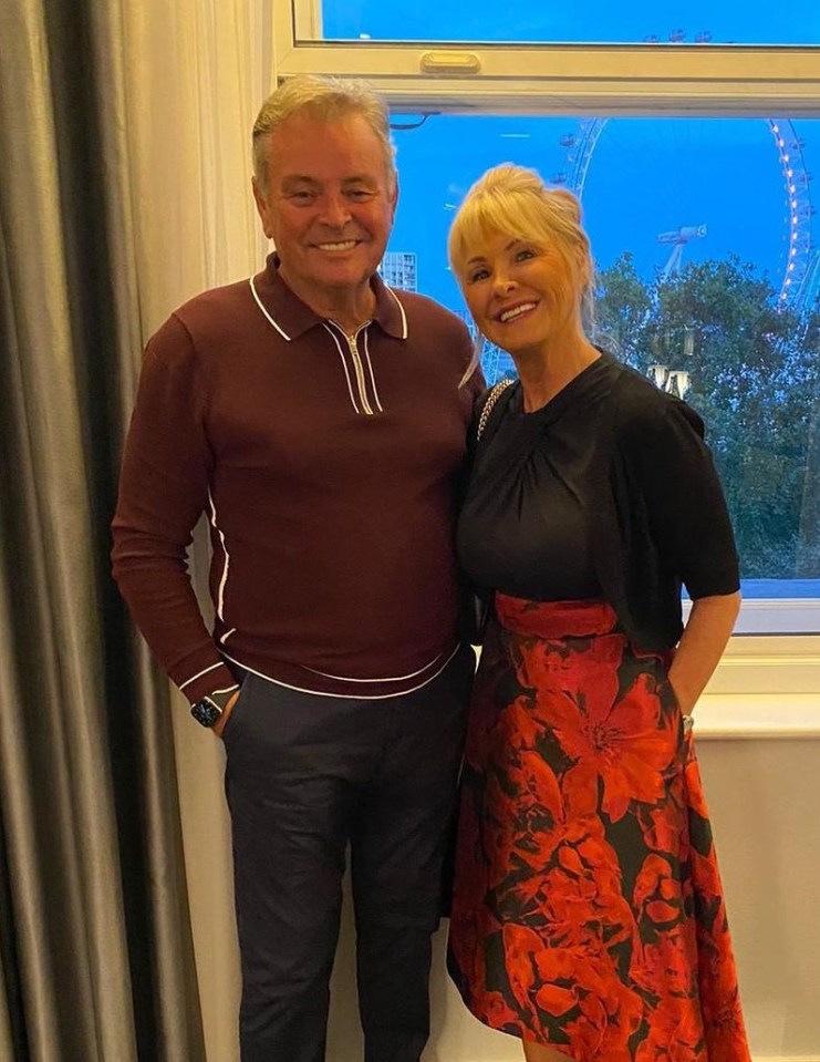 Mark says his dad Mark Snr, pictured with wife Carol, has changed 'mentally' after his Covid battle