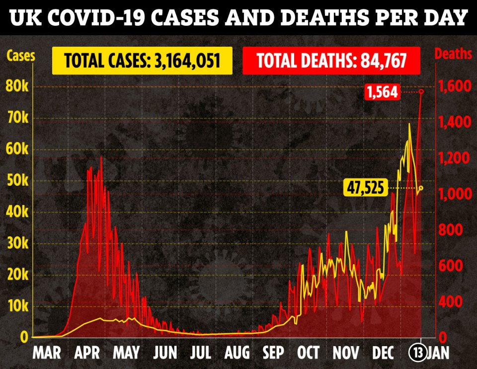 Yesterday was the worst day for UK fatalities during the pandemic