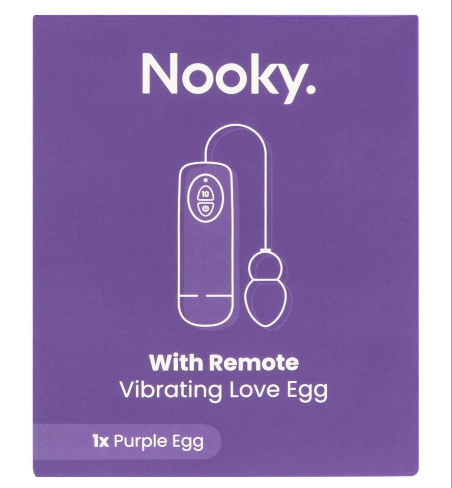 Poundland has added a remote vibrating love egg to its Nooky range 