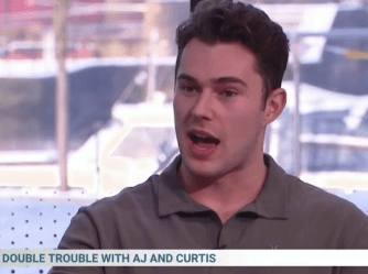 Curtis Pritchard revealed he doesn't speak to his former co-stars