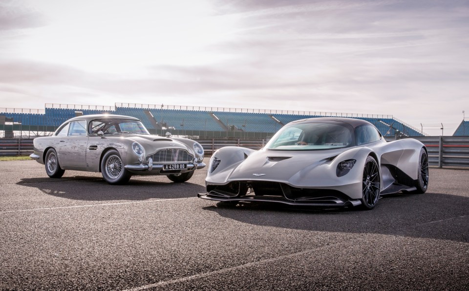 We took James Bond’s DB5 stunt car (left) and the legendary Valhalla for a spin