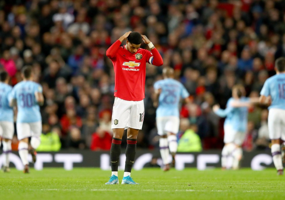 United were dumped out of the Carabao Cup last season by City in the semis