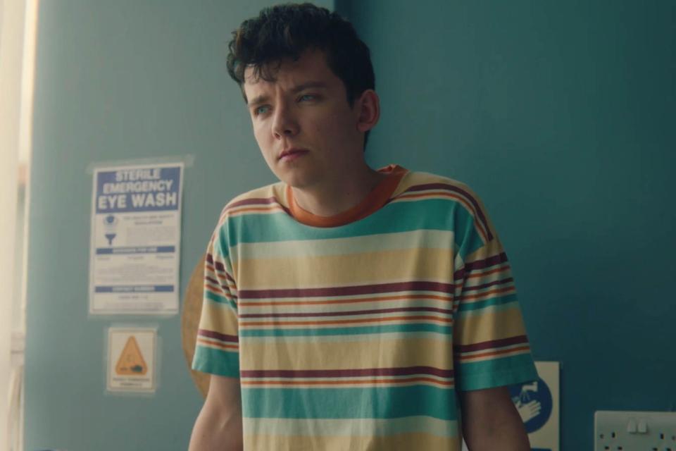 Asa Butterfield plays Otis Milburn on Sex Education