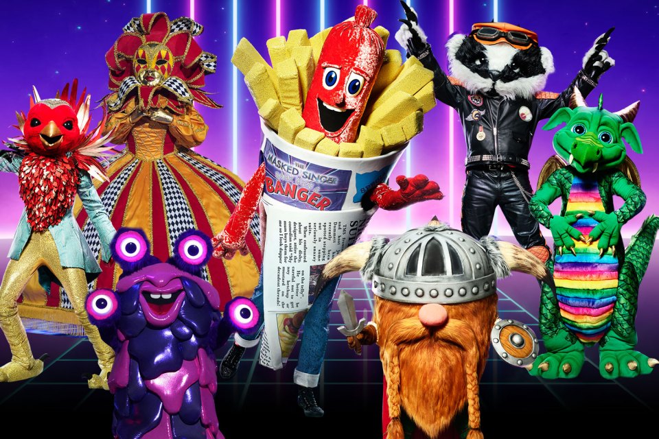 Masked Singer fans are obsessed with uncovering the celebrities behind Badger, Blob, Dragon, Harlequin, Robin, Sausage and Viking