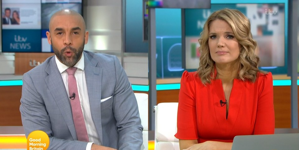 Alex Beresford and Charlotte Hawkins are stepping in on GMB today