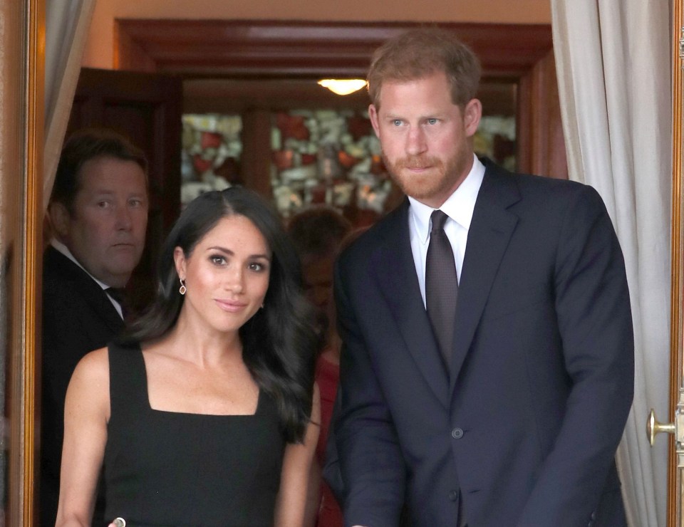 Prince Harry and Meghan Markle stayed at Oprah Winfrey's mansion