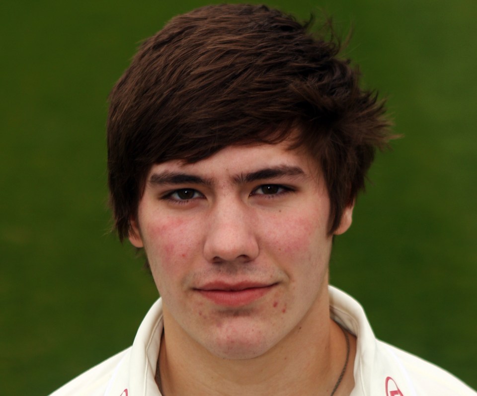 Rory Burns, pictured here in 2011, was just 15 when England won the 2005 Ashes