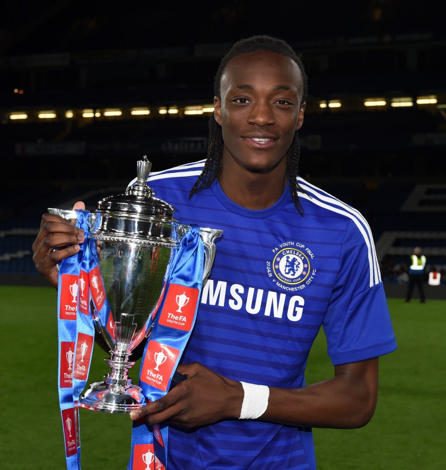 Tammy Abraham, lifting the FA Youth Cup, revealed his years working with Bath were the "best of his life"