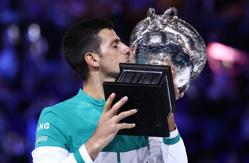 Novak Djokovic romped to his 18th slam title in Australia