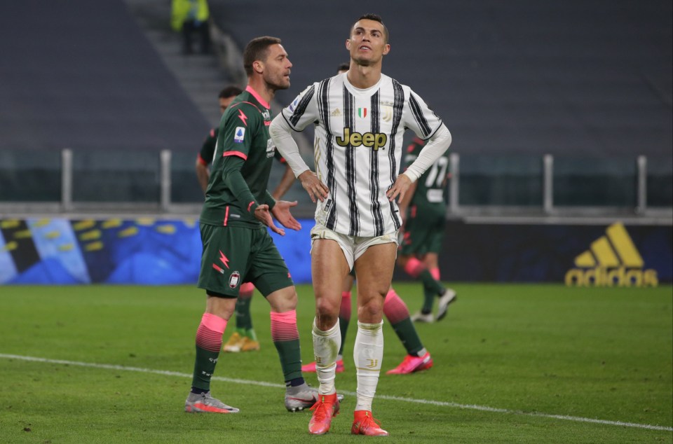 Ronaldo has failed to drive Juventus on to Champions League glory since joining the club