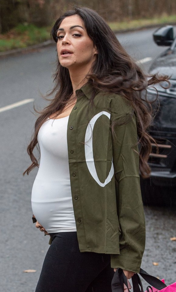 The fitness enthusiast said she is 'excited' to have another baby on the way