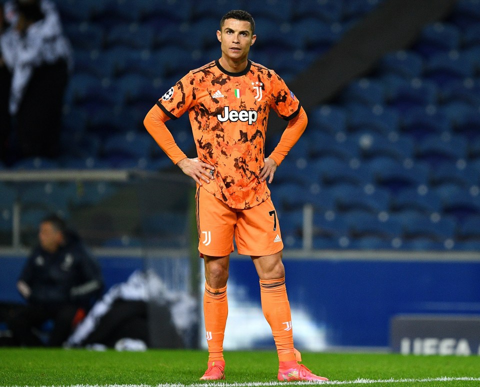 Ronaldo was left stunned after losing 2-1 to Porto in his home country on Wednesday