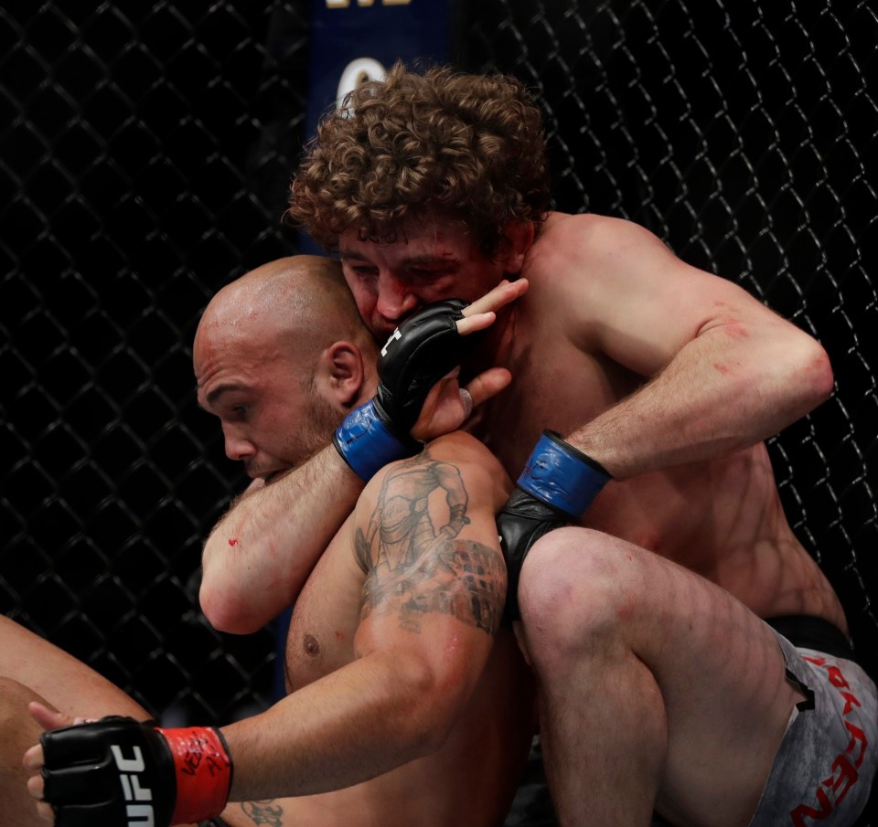 Ben Askren submitted Robbie Lawler at UFC 235 in 2019